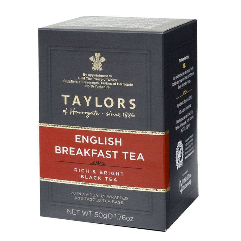 Taylors of Harrogate English Breakfast Tea 20 Tea Bags 50g