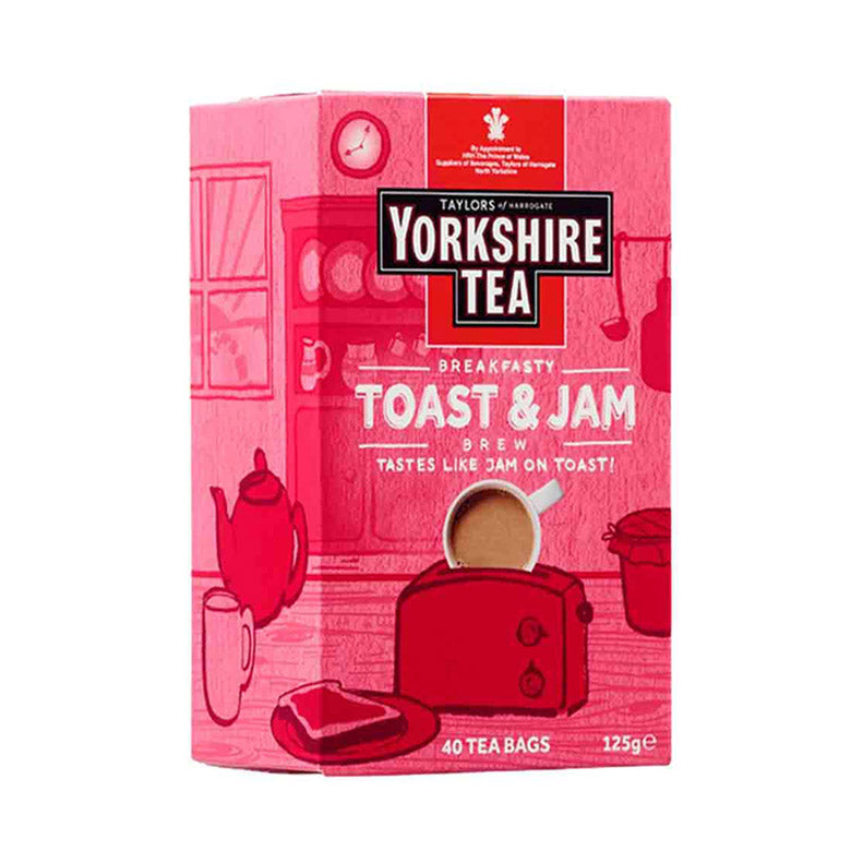 Yorkshire Toast and Jam 40 Tea Bags 125g