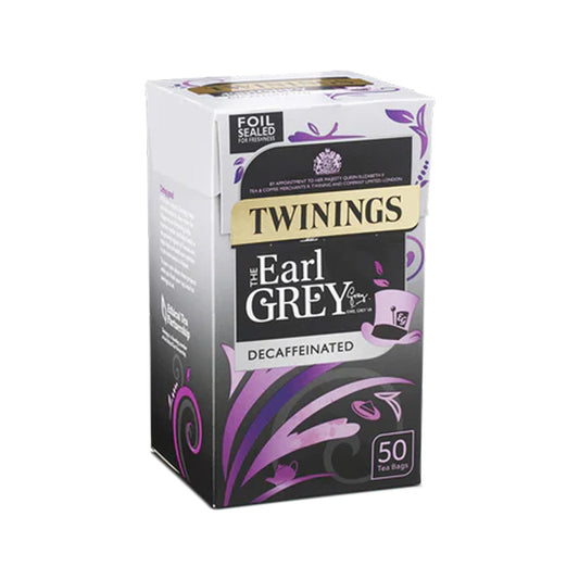 Twinings Earl Grey Decaffeinated 50 Tea Bags 125g