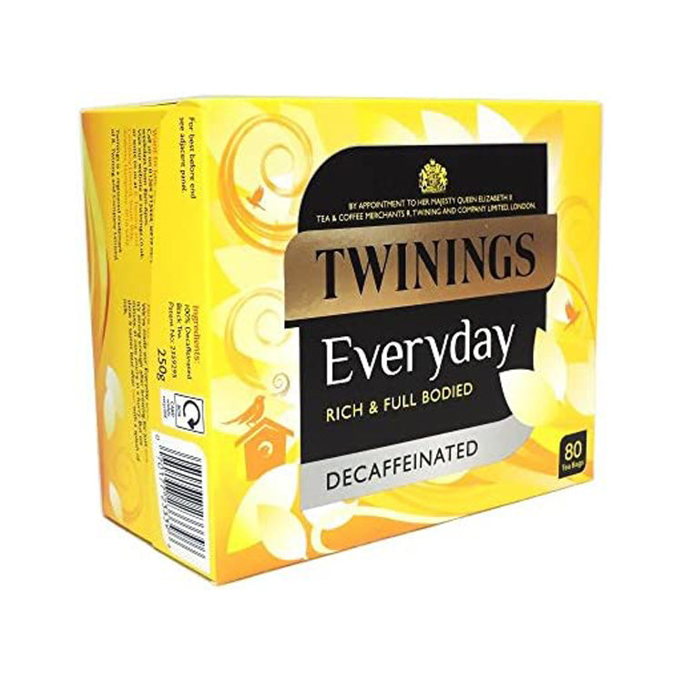 Twinings Everyday Decaff: 80 Tea Bags 200g