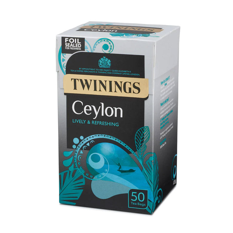 Twinings Ceylon 50 Tea Bags 125g