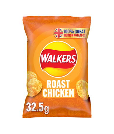 Walkers Roast Chicken Crisps 32.5g