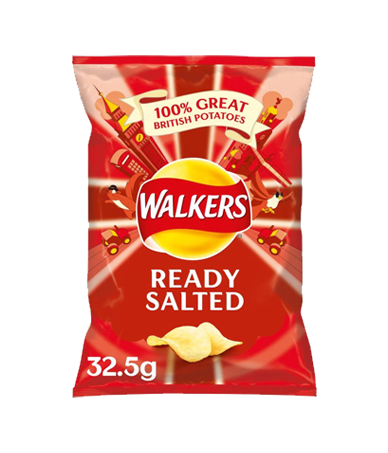 Walkers  Ready Salted Crisps 32.5g