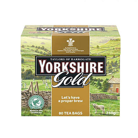 Yorkshire Gold 80 Tea Bags 250g