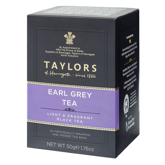 Taylors of Harrogate Earl Grey Tea 20 Tea Bags 50g
